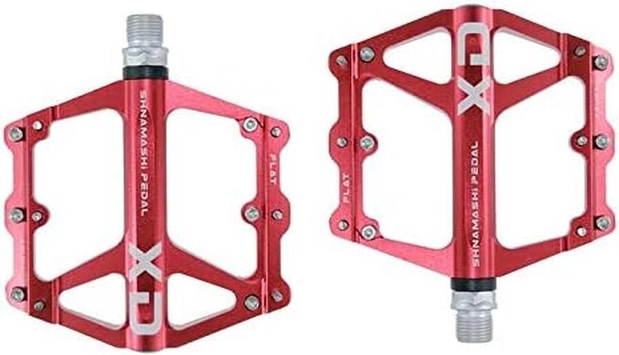 Fiets Pedalen MTB Pedalen Mountainbiken Lichtgewicht Aluminium 9 16 Inch Rood