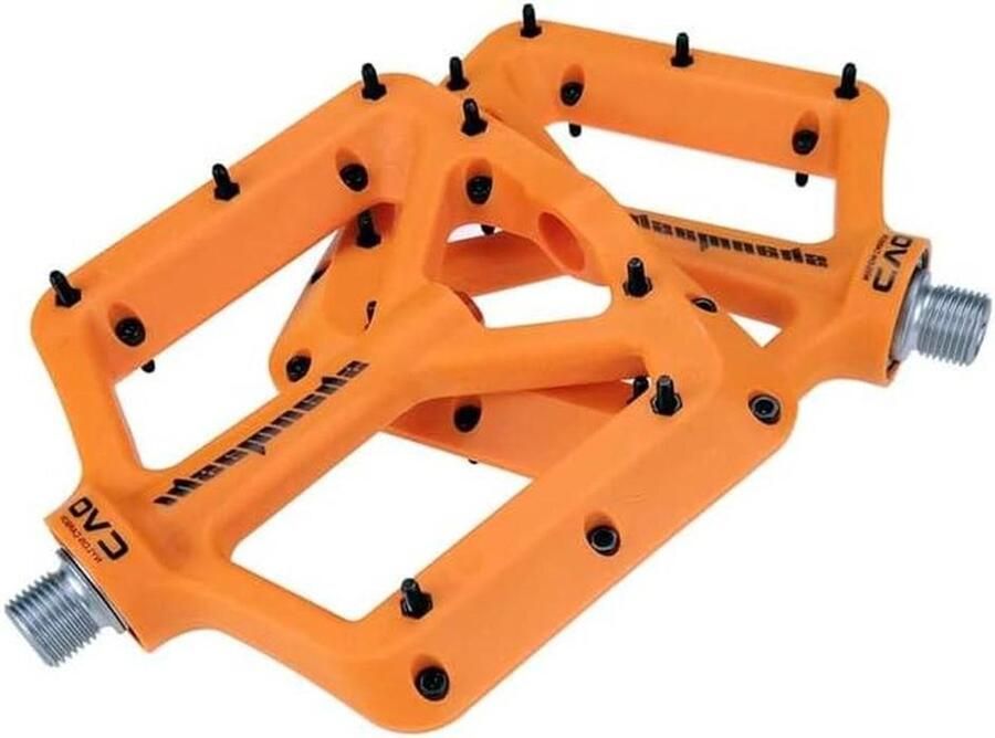 Fiets Pedalen MTB Pedalen Nylon Pedalen Fietsen Stabiliteit Verzegeld Lagerontwerp 300 g Oranje