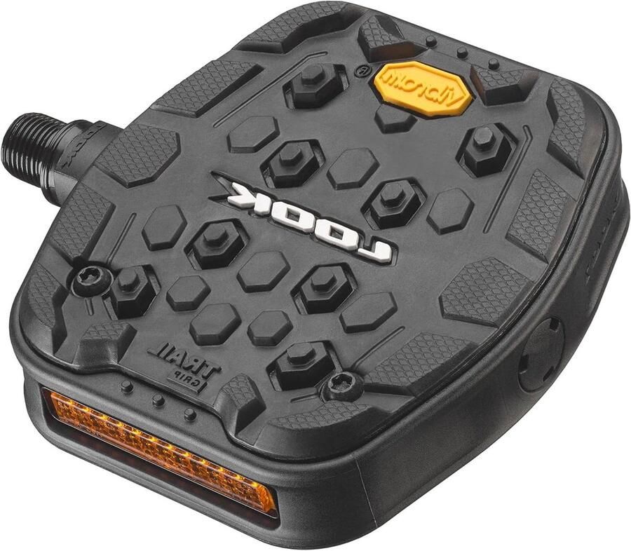 Fiets pedalen MTB pedalen Offroad fietsen Activ Grip Vibram 107x103 mm Zwart