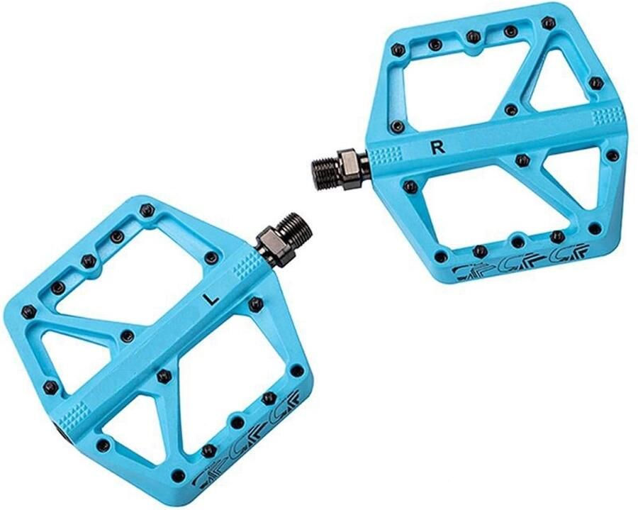 Fiets pedalen MTB pedalen Sportief fietsen Vederlicht ontwerp 9 16 schroefdraad Lichtblauw