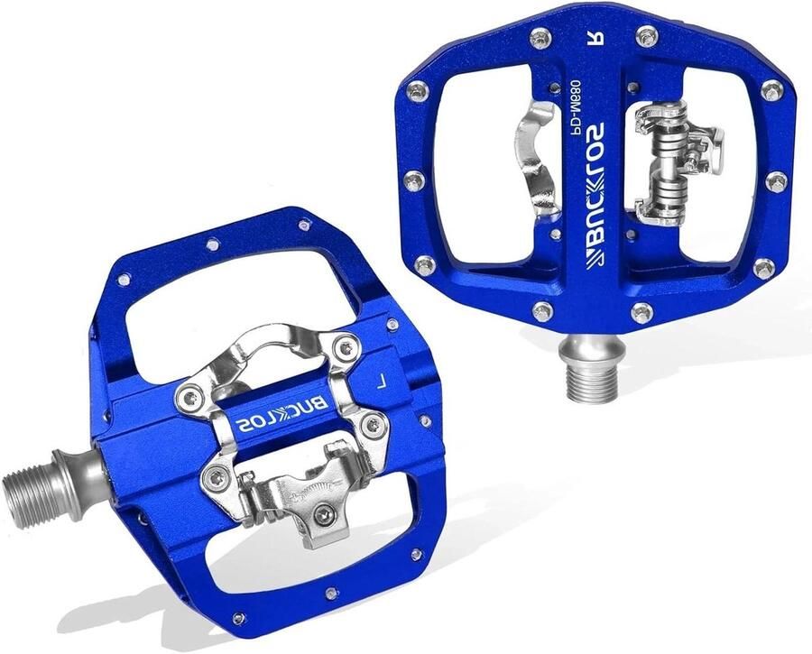 Fiets Pedalen MTB Pedalen Veilig Fietsen Dubbele Functie 9 16 Blauw