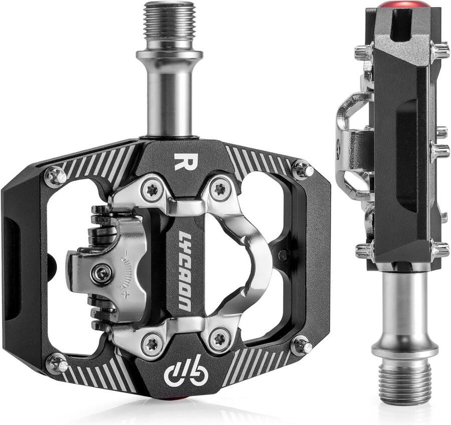 Fiets Pedalen Plat en Klikbaar Mountainbike Universeel voor MTB en Racefiets