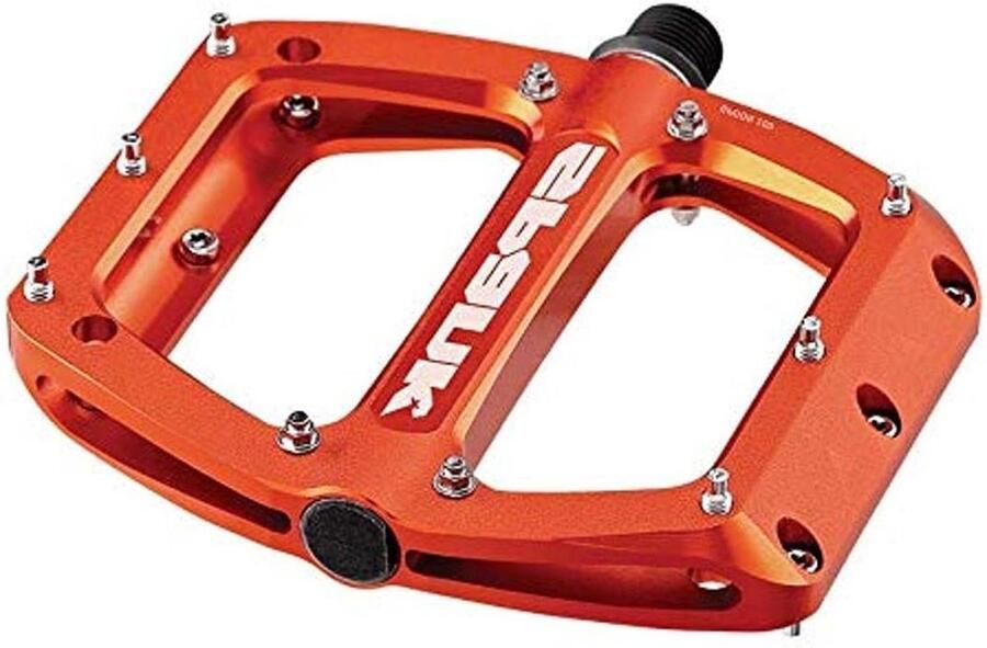 Fiets Pedalen Platform Pedalen Offroad Fietsen Hoge Grip Noppen 90 x 105 mm Oranje