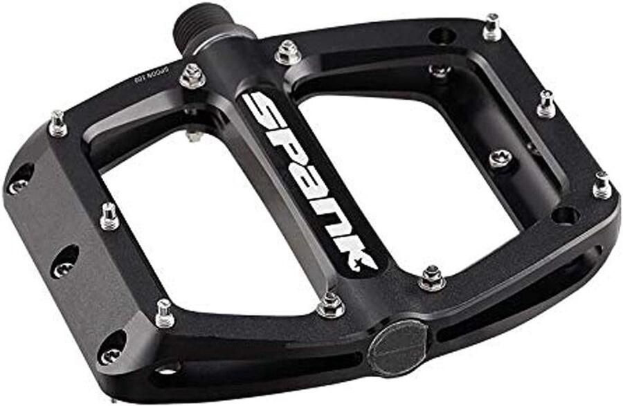 Fiets Pedalen Platte Pedalen Mountainbiken Grote Grip Noppen 90 x 105 mm Zwart