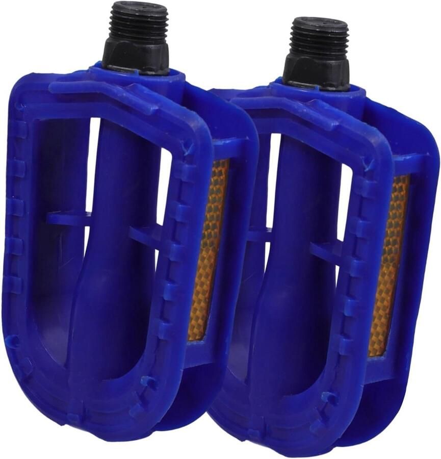 Fiets Pedalen Platte Pedalen Veilig Fietsen Anti-Slip Ontwerp 10.7X Blauw