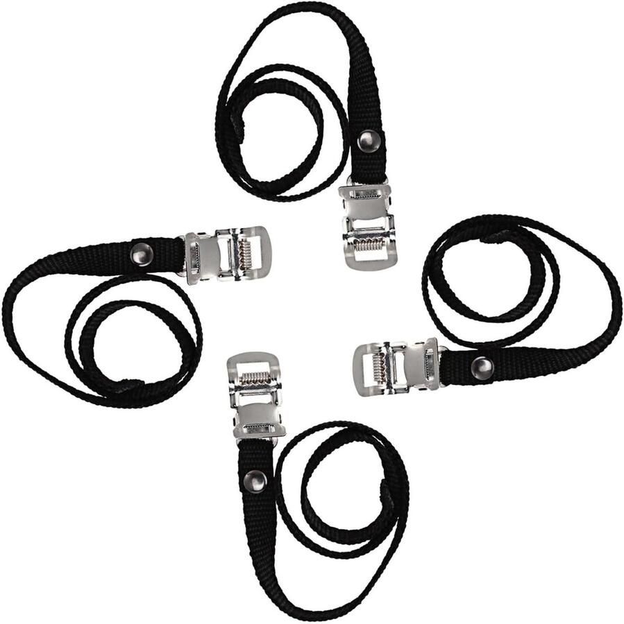 Fiets Pedalen Rie Oefen Pedalen Fietsen Stabiliseren Vervangende Teenclips 50x Zwart