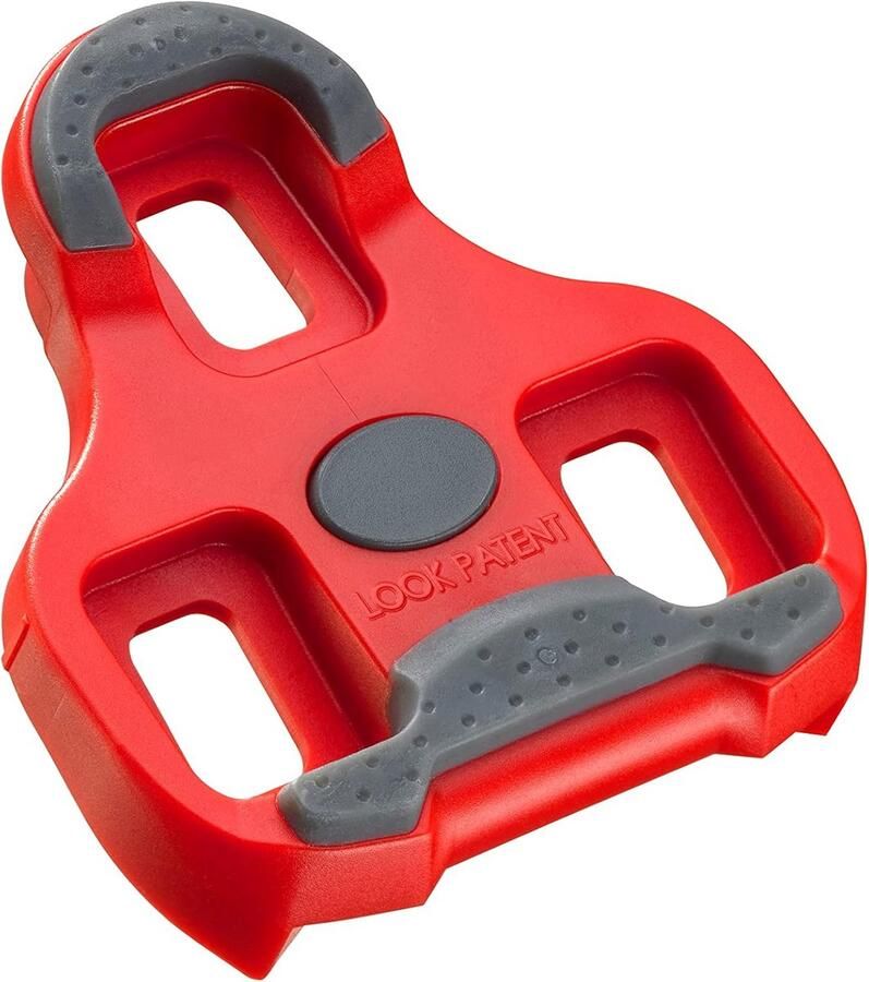 Fiets Pedalen Schoenplaatjes Rood voor KEO Systeem