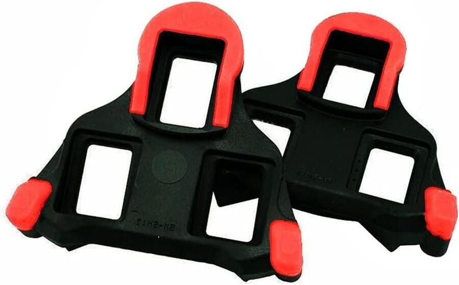 Fiets Pedalen Schoenplaten Racefiets Onderdelen Veilig Fietsen Antislip Oppervlak 255 gram Rood