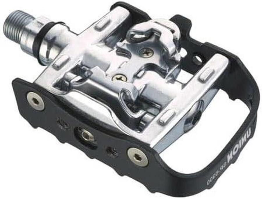 Fiets pedalen SPD pedalen Fietstrainer gebruik SPD compatibel Standaard maat Zilver