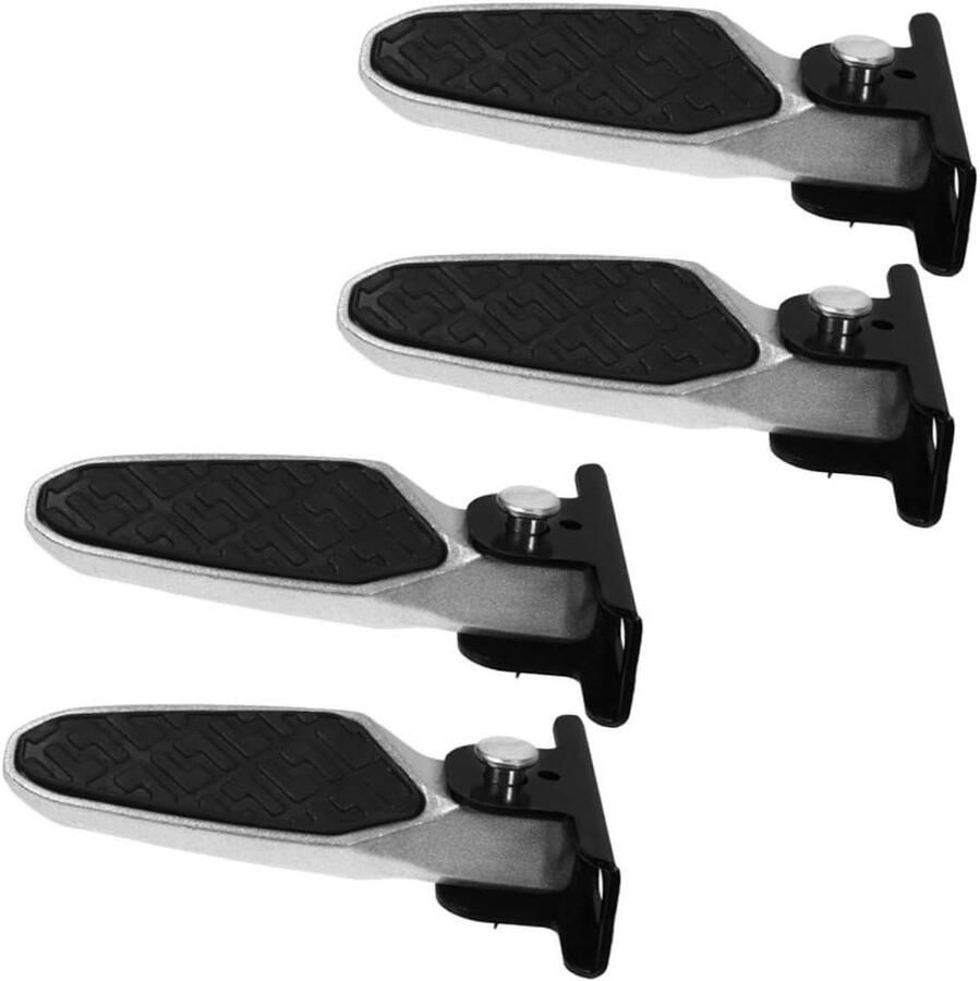Fiets pedalen Trappers vouwbaar Veilig fietsen Antislip ontwerp 11.5 x 7 x Zwart