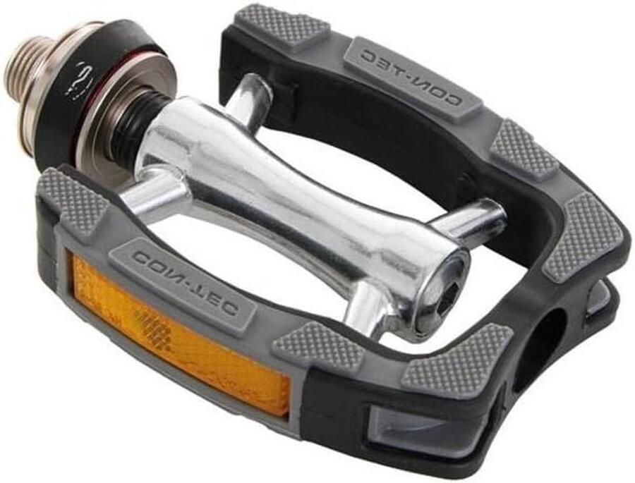Fiets pedalen Trekking pedalen Mountainbike sport Snelsluitsysteem 9 16 inch Zilver zwart