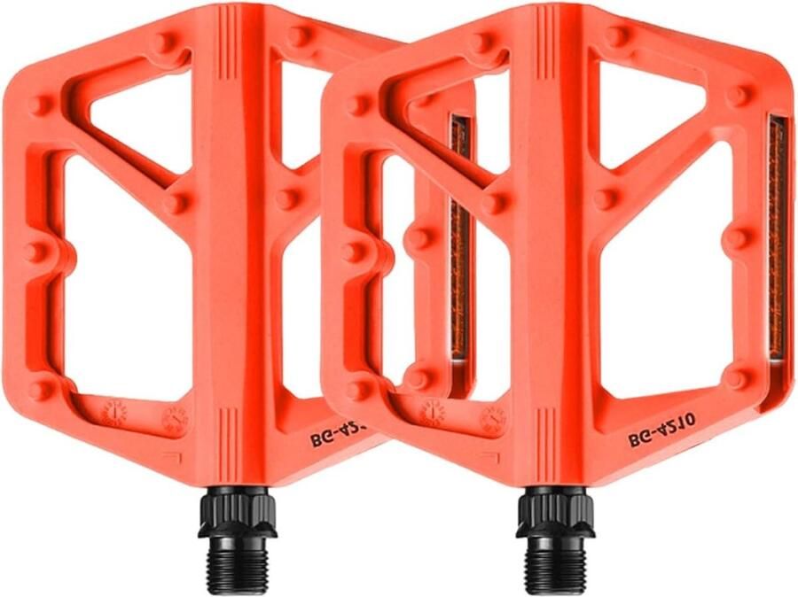 Fiets Pedalen Vervangbare Trappers Cardio Fitness 10 Antislip Pinnen 10.5x8x Oranje