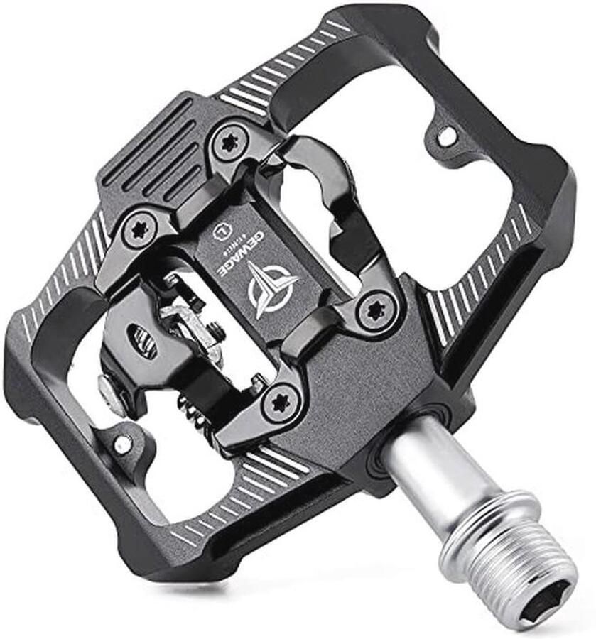 Fiets Pedalen voor SPD met 3 Afgedichte Lagere Dubbele Functie en Antislip Lichtgewicht Aluminium MTB en Racefiets Pedalen 9 16 inch