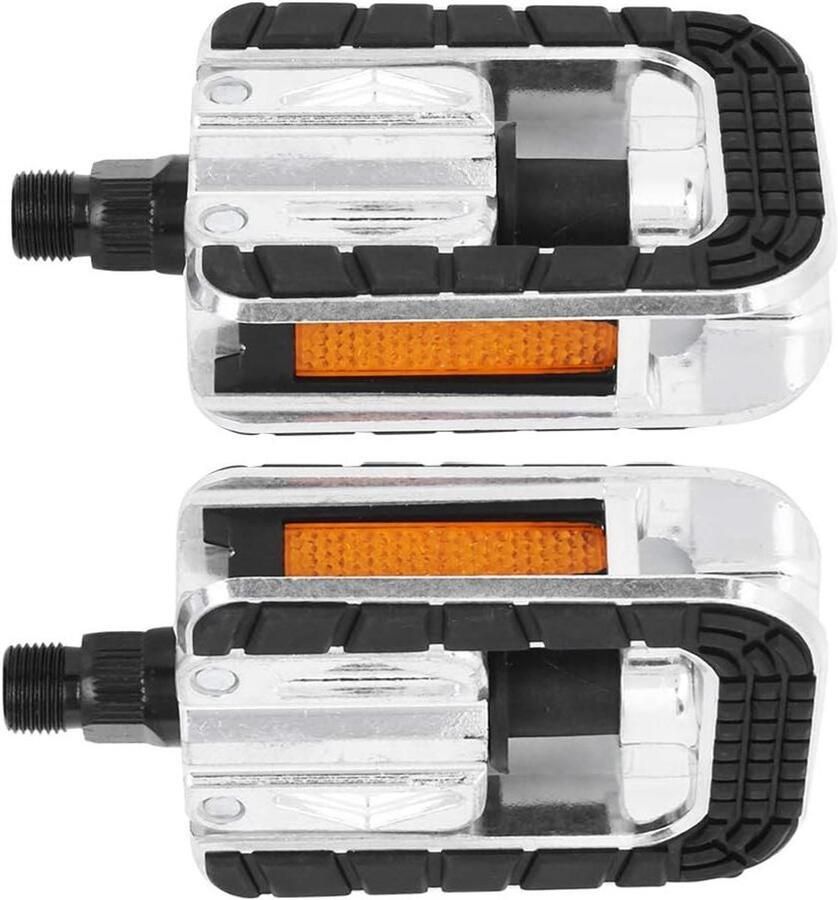 Fiets Pedalen Vouwpedalen Mountainbike Veilig Fietsen 180° Tweezijdig Vouwbaar 14mm Schacht Zwart