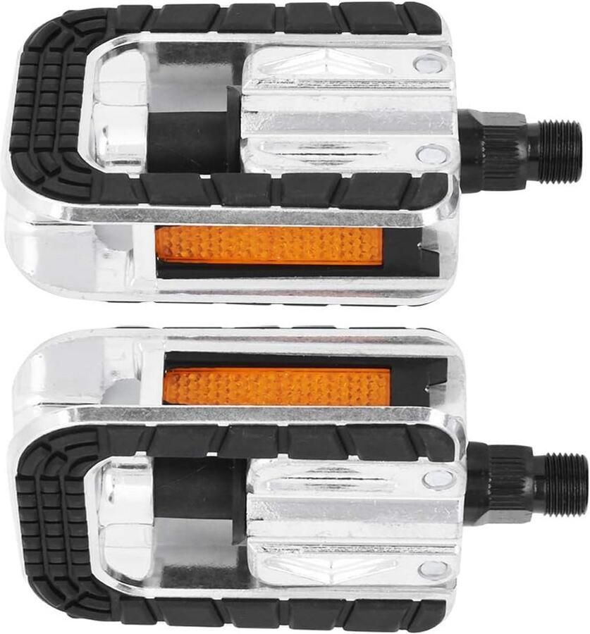 Fiets Pedalen Vouwpedalen Veilig Fietsen 180° Dubbelzijdig Vouwbaar 14mm Schroefdraad Zwart