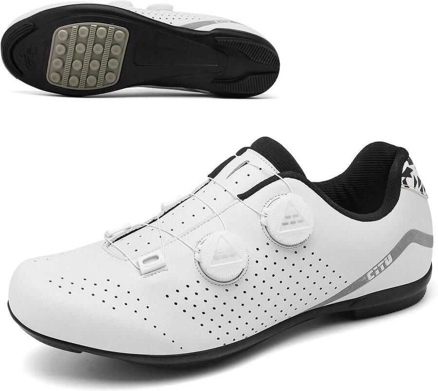 Fiets Schoenen zonder Klikvoetsteunen Road en MTB fietschoenen Ade d Binnenshuis en buitenshuis gebruik Met roterend schoenplaat systeem