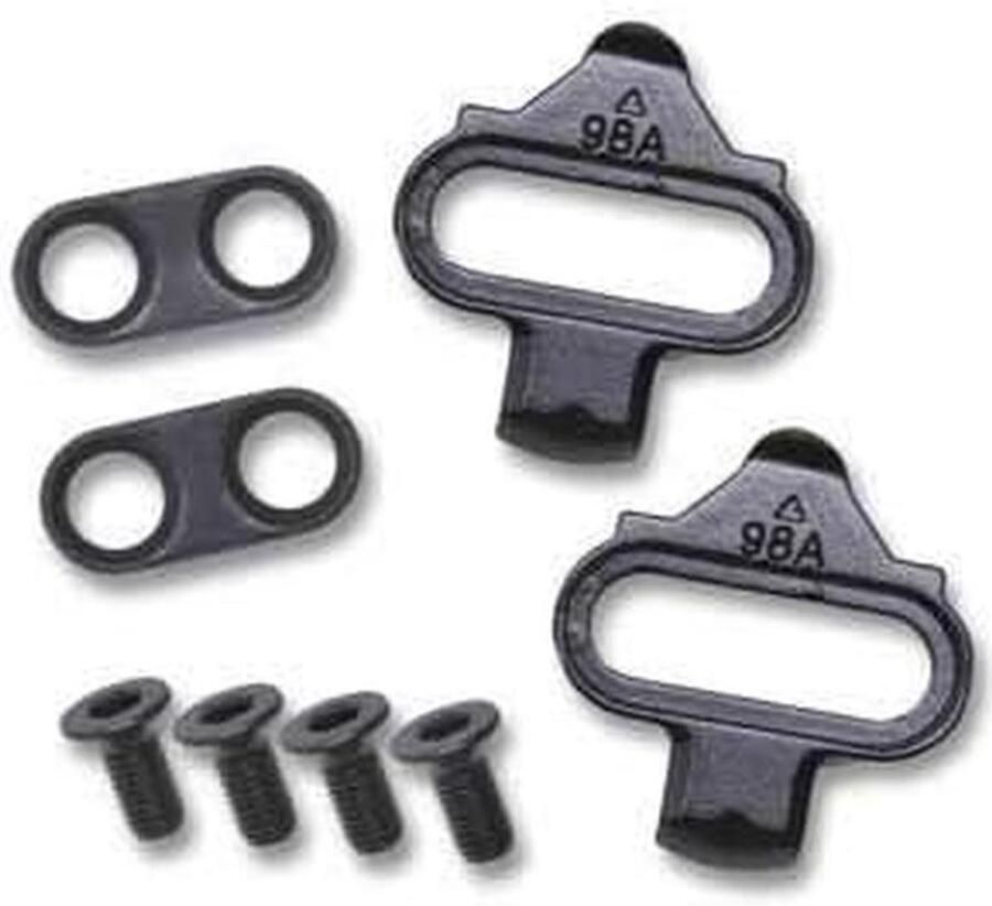 Fiets Schoenplaatjes SPD Cleats Mountainbiken Shi o Compatibel Zwart