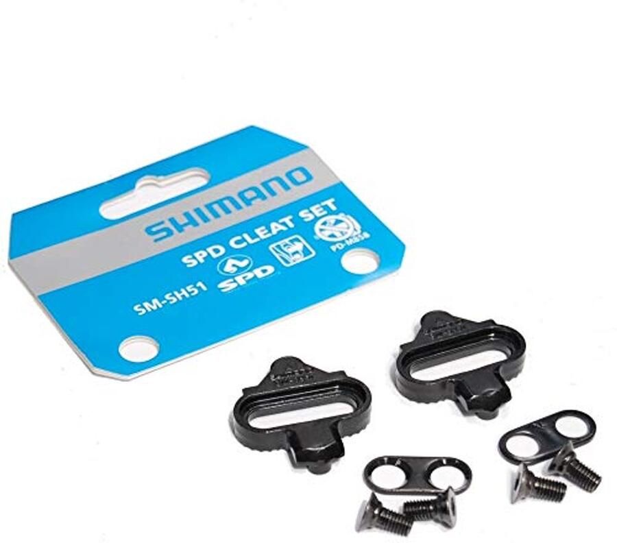 Fiets Schoenplaten SPD Cleats Fietsen Easy Step-in One Size Zwart