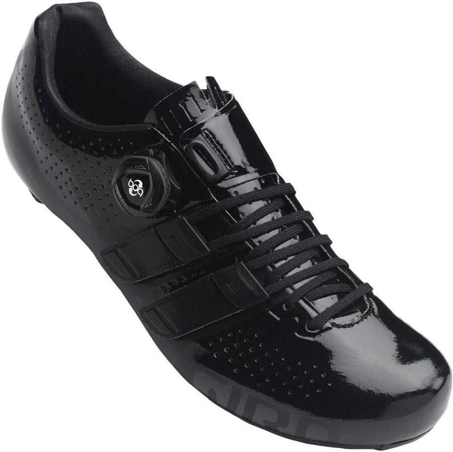 Fietschoenen Heren Race Schoenen Wegwielrennen Lichtgewicht Carbon Zool 210 Gram Zwart