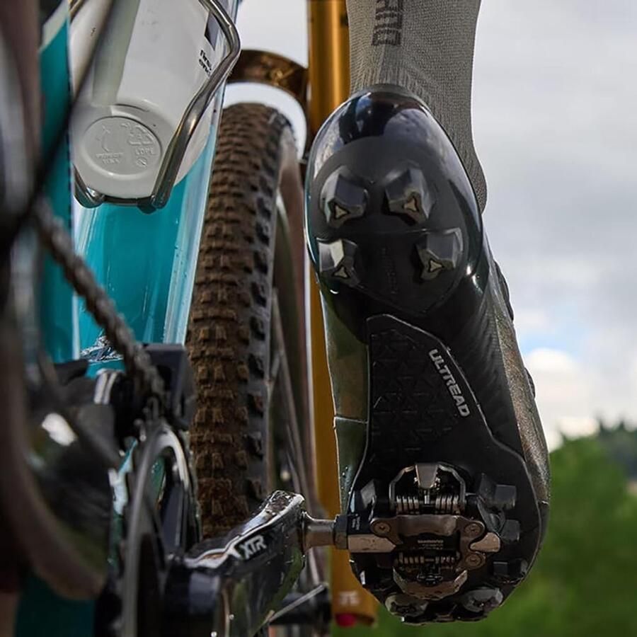 Fietschoenen met SPD Cleats en Antislip Platen Ideaal voor Mountainbiken en Fietspaden Inclusief 2-Hole Systeem en Pedal Pads