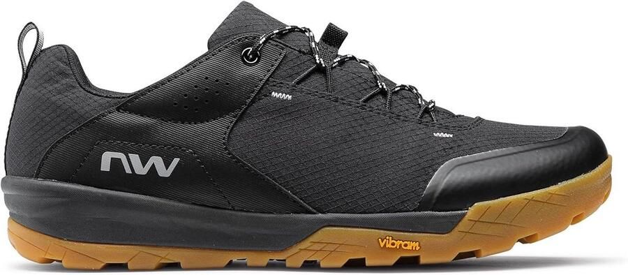 Fietschoenen MTB Schoenen Offroad Fietsen Vibram Wolftrack Zool Zwart