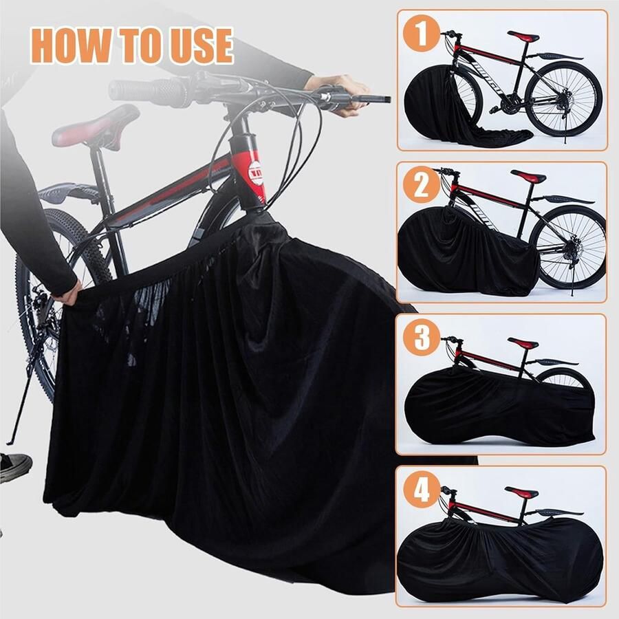Fietshoes stofdicht fietshoes fietsgarage weerbestendig wasbaar waterdicht geschikt voor mountainbikes en racefietsen
