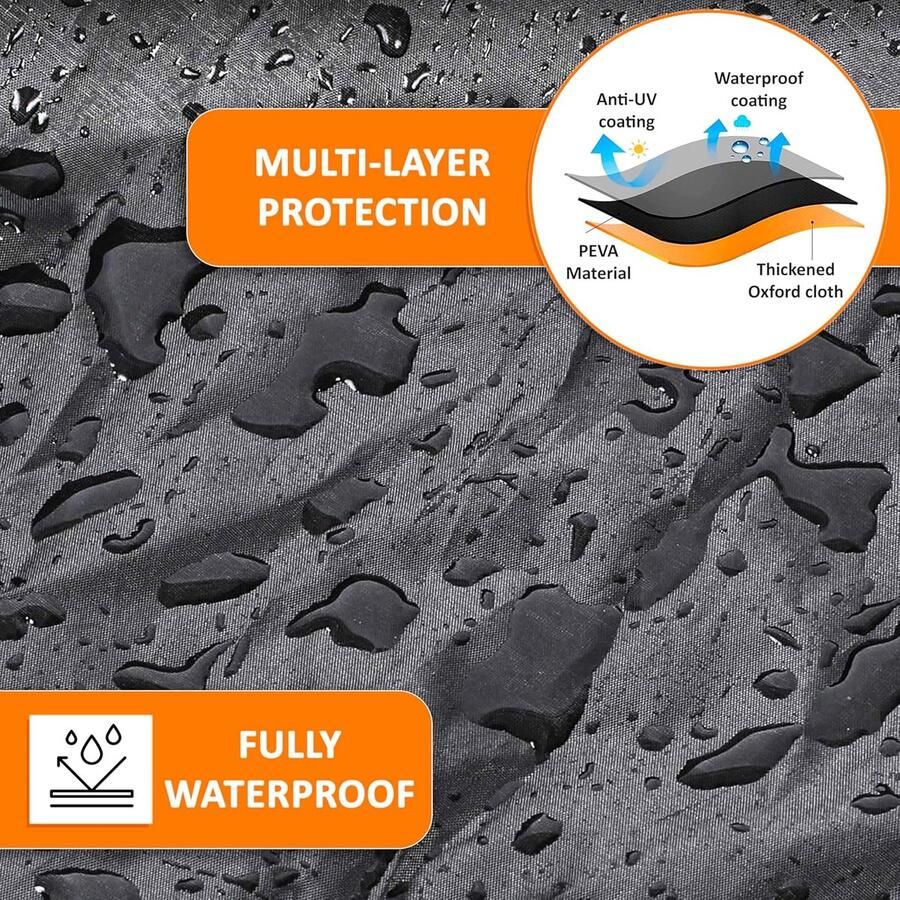 Fietshoes voor buiten waterdicht 240 x PEVA-materiaal beschermt tegen regen stof zon outdoor waterdicht zwart