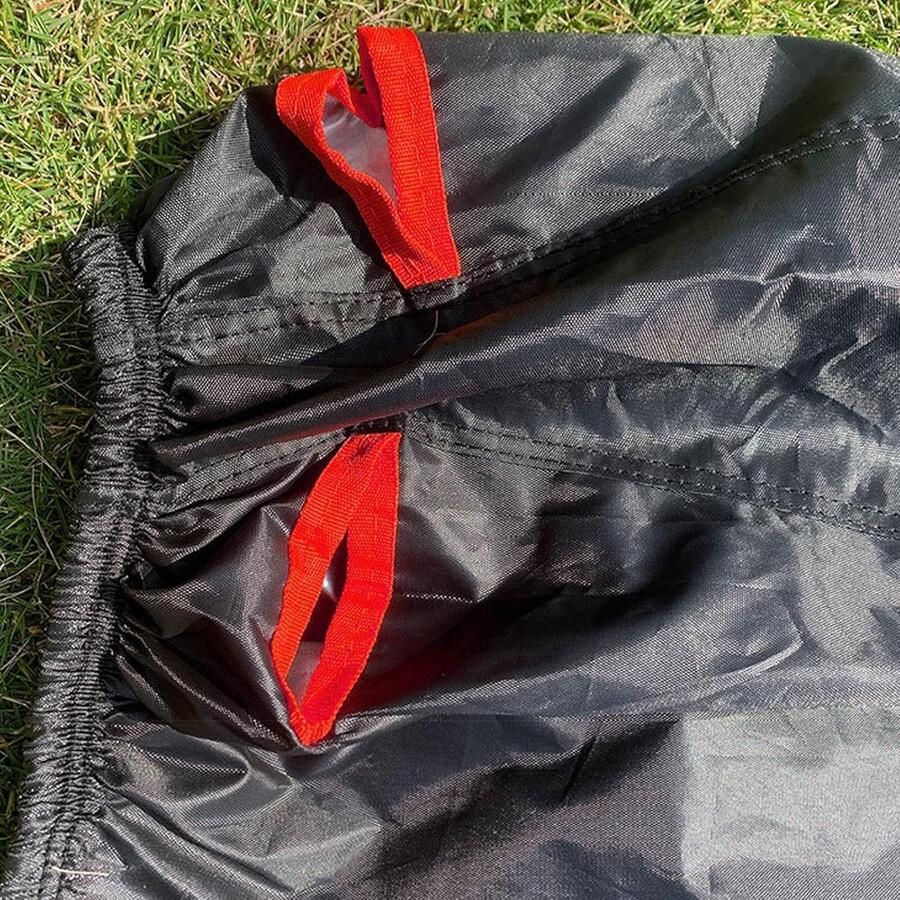 Fietshoes waterdicht fietsgarage outdoor 210D fietsgarage met slotgaten en zak fietsgarage weerbestendig zonwering en water e-bike en fietsdekzeil (200 x 70 x