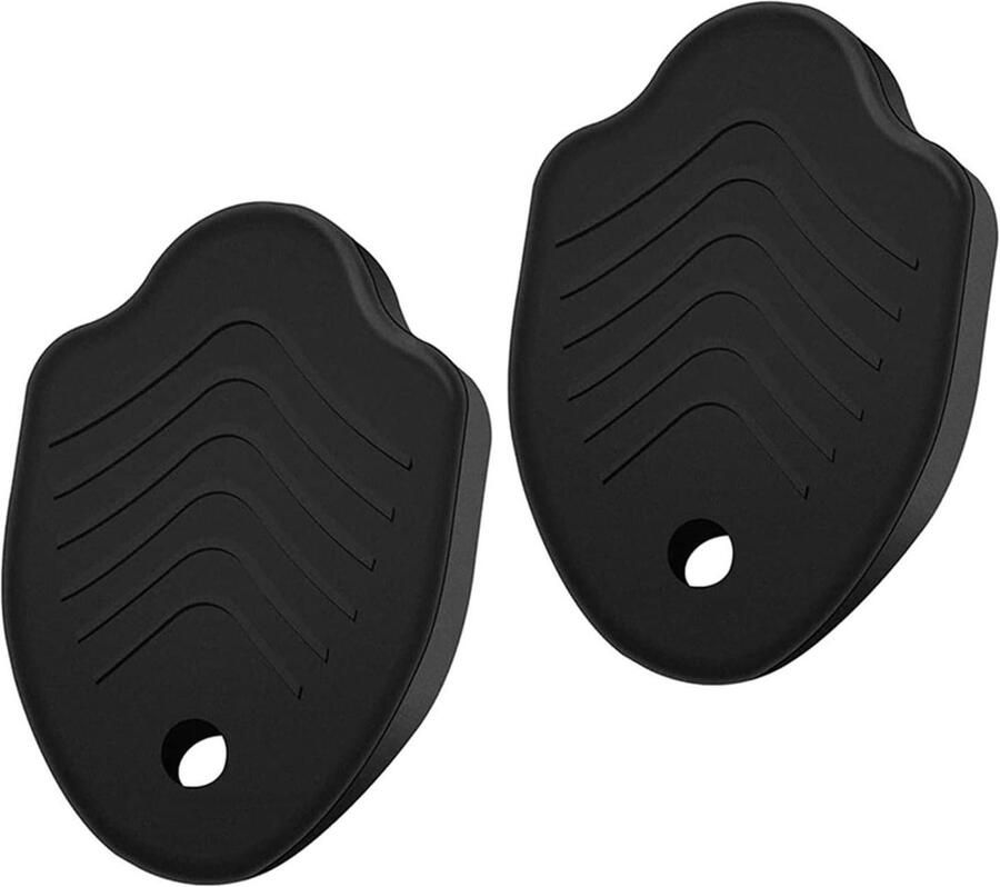 Fietshoezen Schoenbeschermers Fietsen Antislip golflijnen 1 paar Zwart