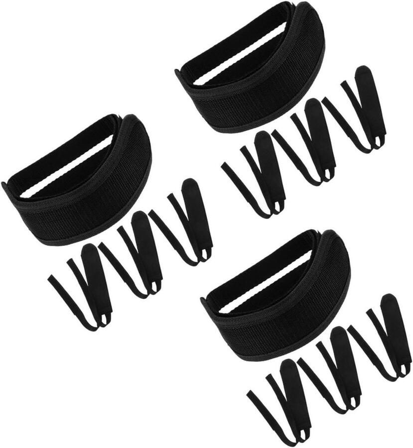 Fietspedaal Accessoires Pedaalrie Fietsen Dubbelzijdig Plakband 3 Sets Zwart