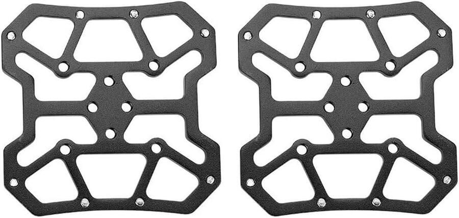 Fietspedaal Adapter SPD Adapter Fietsen Verbeteren Aluminiumlegering 90x90 mm Zwart