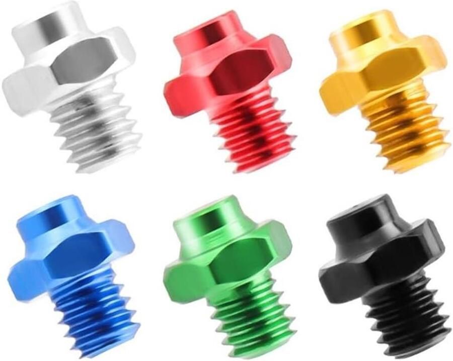 Fietspedaal Bouten Antislip Schroeven Fietsen Verbeteren Roestvrij Staal 4 Stuks 6 mm Zilver