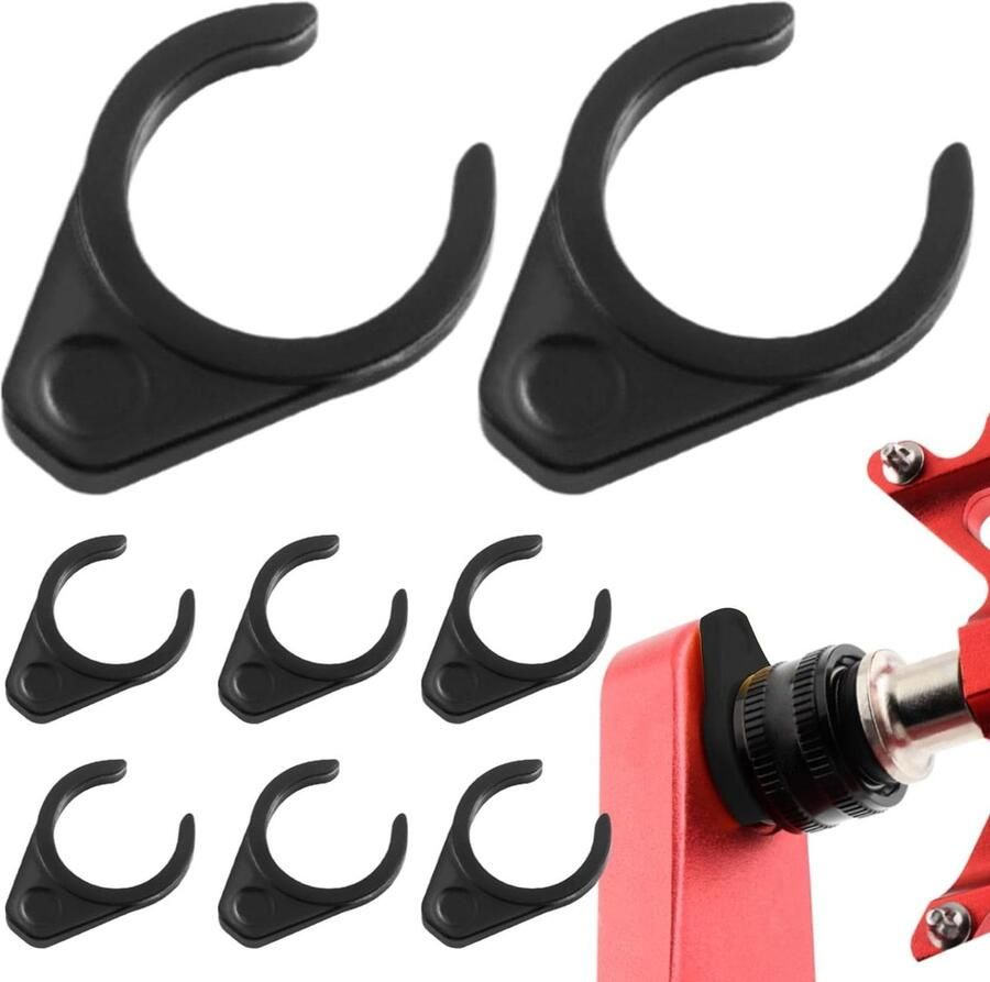 Fietspedaal Gespen Pedalsluitingen Snelspanner Veilig Fietsen Gereedschapsloze Bediening 10 Stuks Zwart