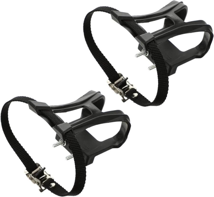 Fietspedaal Riem Teenclips Comfortabel Fietsen Eenvoudige Installatie 13 x Zwart