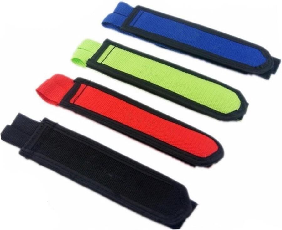 Fietspedaal Rie Pedal Straps Fietsen Zekeren Dubbelzijdig Zelfklevend 23 x Blauw