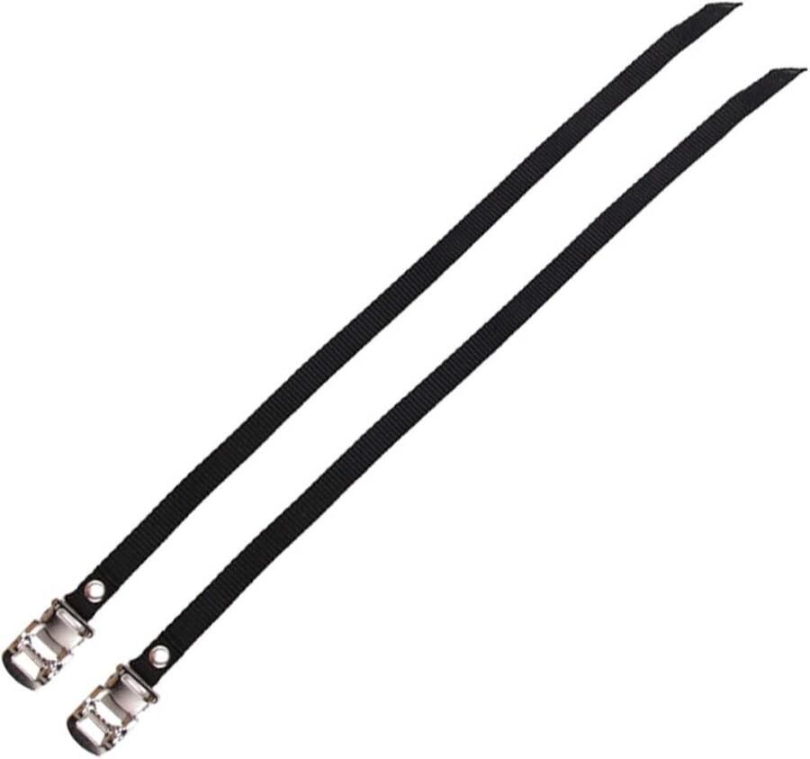 Fietspedaal Rie Teenrie Fiets Veilig Fietsen Antislip Nylon Lengte Zwart