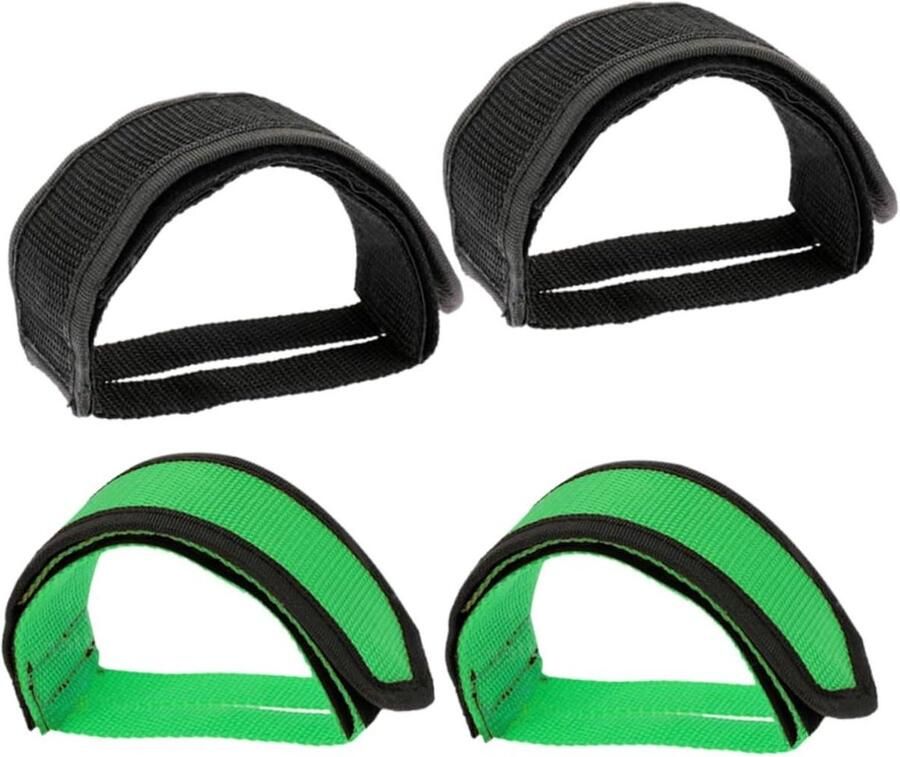 Fietspedaal rie Voetsteun rie Fietsen verbeteren Verstelbaar nylon 4 stuks kleuren