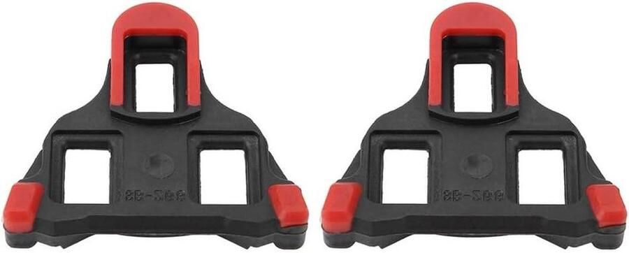 Fietspedaal Schoenplaatjes Zelfsluitend Systeem Mountainbiken Antislip ABS Materiaal 18x11x Rood