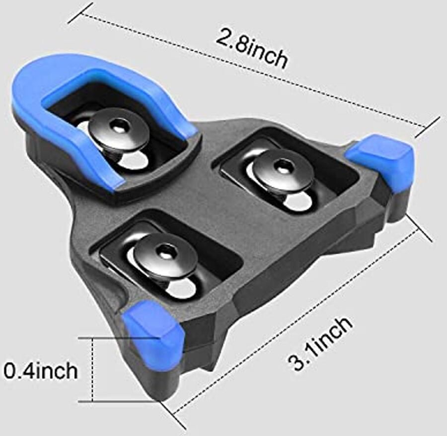 Fietspedaal wiggen Cleats inlegzolen Wielersport Compatibel met Shi o 2 graden vlotter SM-SH10