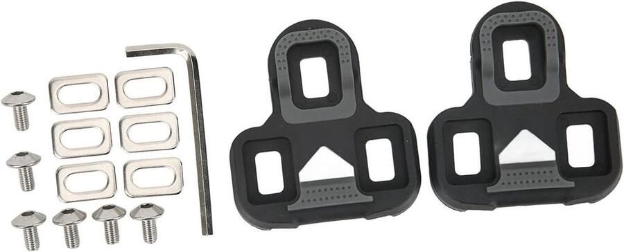 Fietspedaalplaatjes Nylon plaatjes Comfortabel fietsen Goede antislip grip 86 gram Zwart