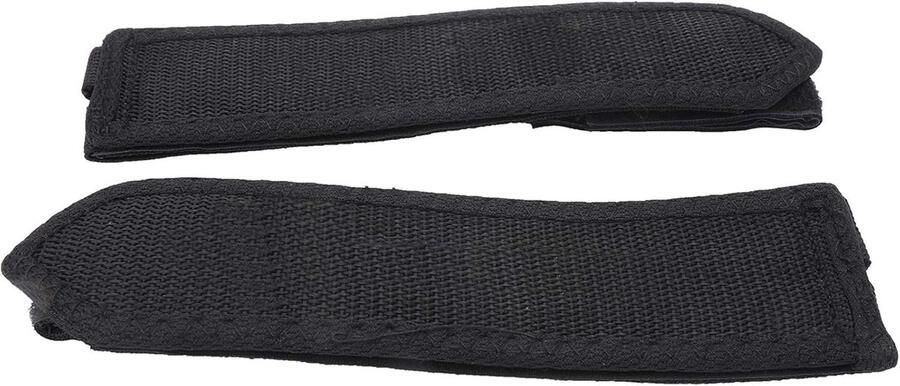 Fietspedaalrie Pedaalbanden Fiets Comfortabel Fietsen Duurzaam Canvas Materiaal 20 x Zwart