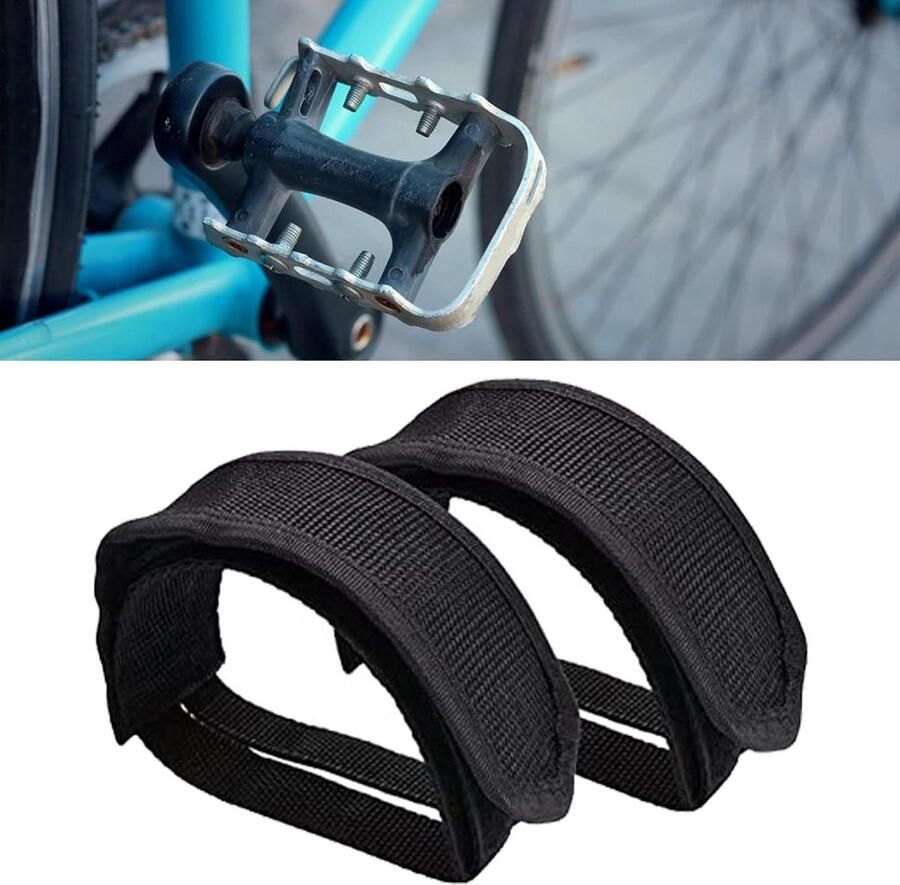 Fietspedaalrie Pedaalbanden Fiets Veilig Fietsen Zelfklevende Tape 47 x Zwart