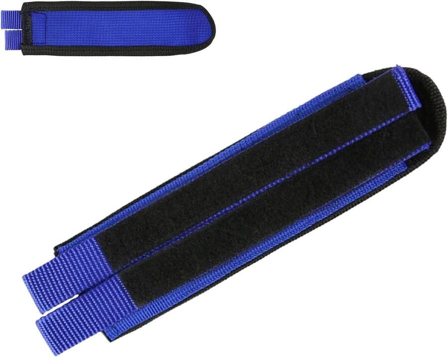 Fietspedaalrie Verstelbare rie Veilige rit Anti-slip grip Universeel Blauw