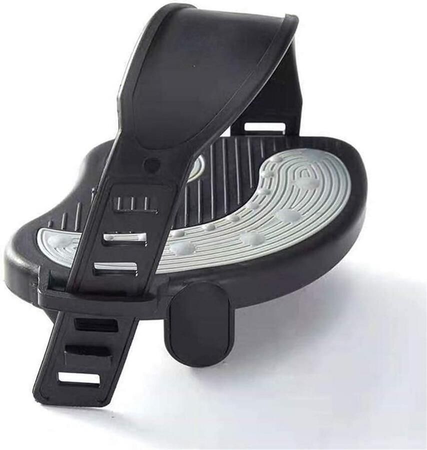 Fietspedalen 1 2 inch met Teenclips en Rie voor Hometrainer en Mountainbike