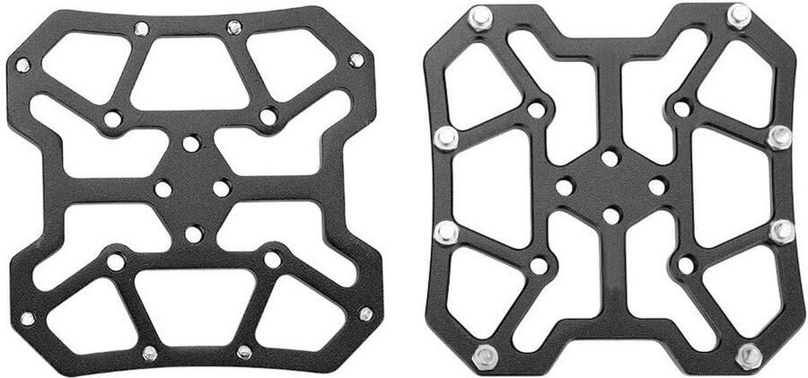 Fietstrappers Adapter SPD Platform Compatibel met Stadsfiets en Mountainbike Zwart