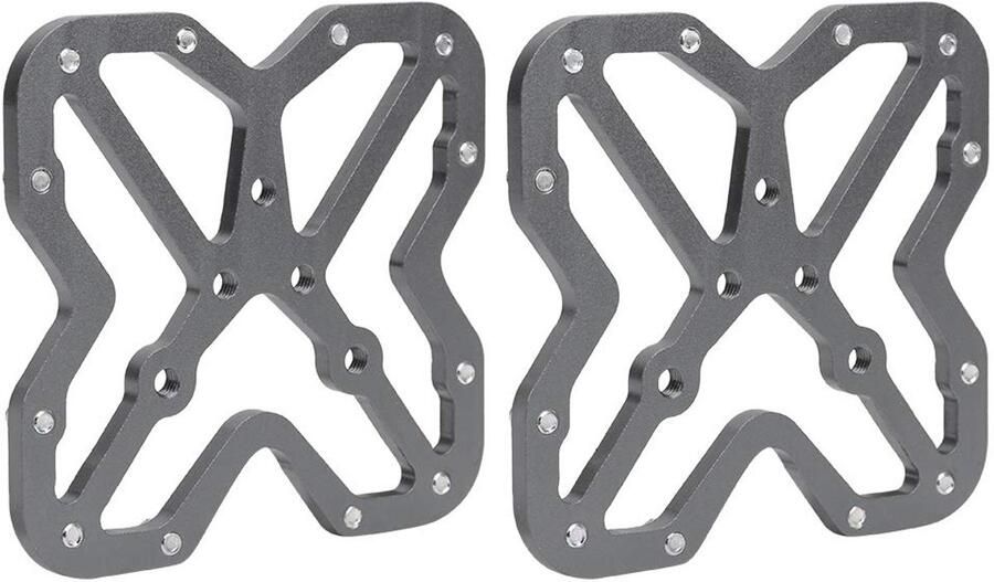 Fietspedalen Adapters Platform Adapters Comfortabel Fietsen Lichtgewicht Aluminium 90 x 85 mm Zwart