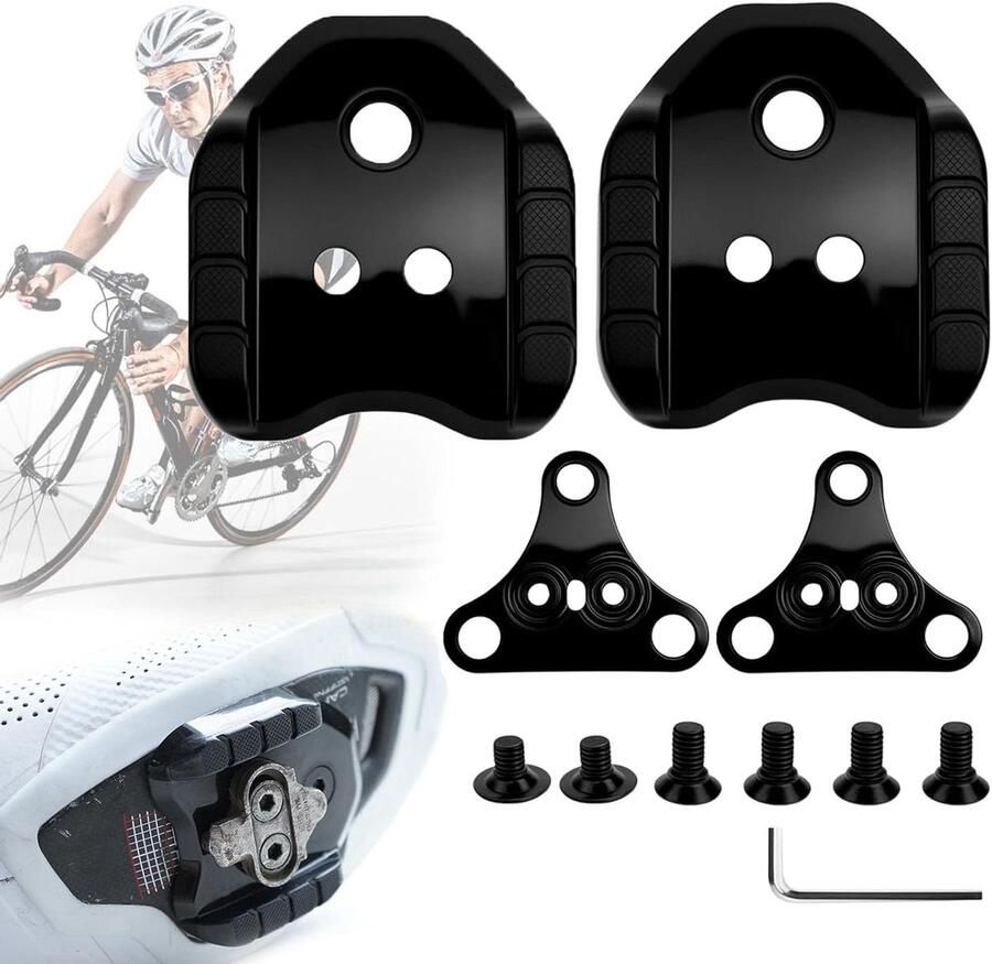 Fietspedalen Adapters Schoen Clips Weg naar MTB Snelle Conversie 2 Stuks Zwart