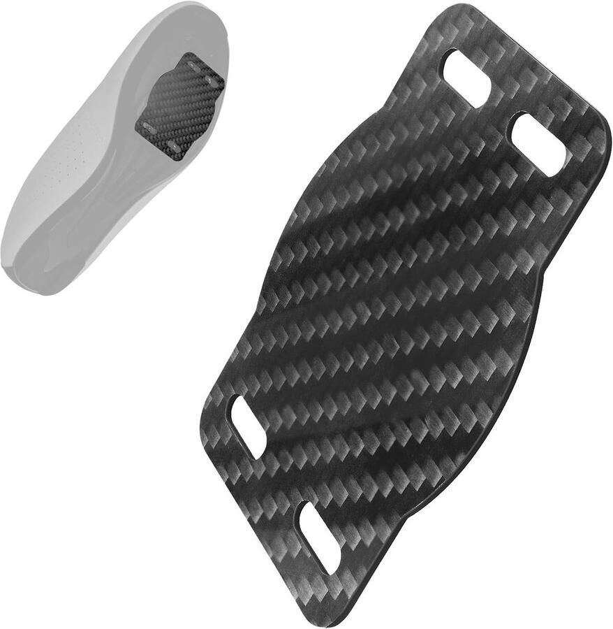 Fietspedalen Afstandhouders Schoenplaat Pads Fietscomfort Verbeteren Beenlengte Compensatie 0.5-2MM Koolstofvezel