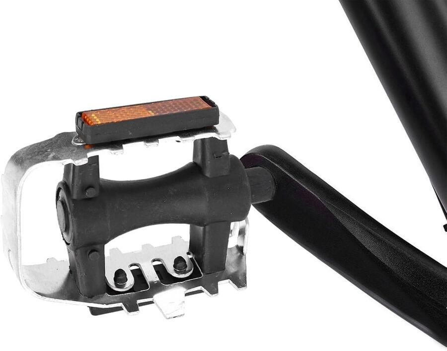 Fietspedalen Aluminium Fietsonderdelen Grip Veilig Fietsen Zaagtype Randontwerp Standaard Maat Zwart