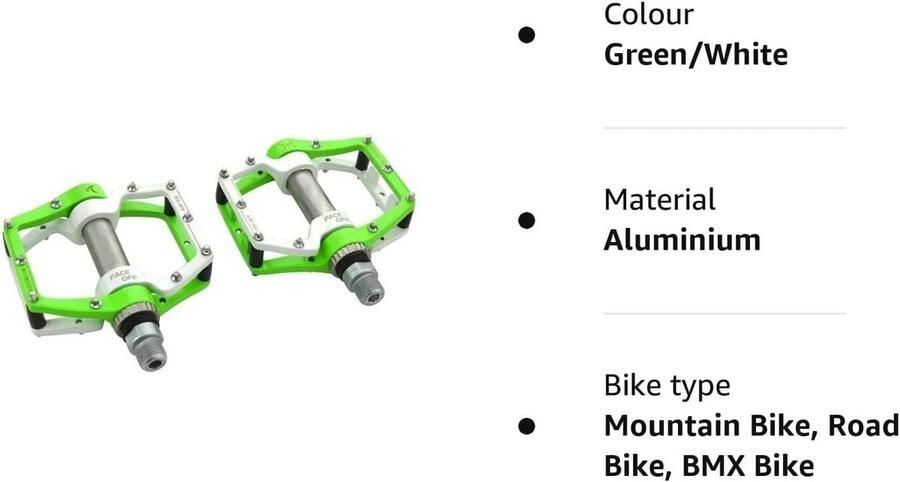 Fietspedalen Aluminium Fietsonderdelen Veilig Fietsen Schokabsorberend Ontwerp 110x90x22mm Zwart